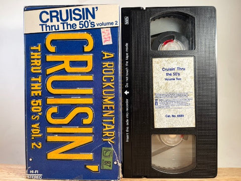 CRUSIN' THRU THE 50'S - a rockumentary thru the 50's vol. 2 - VHS