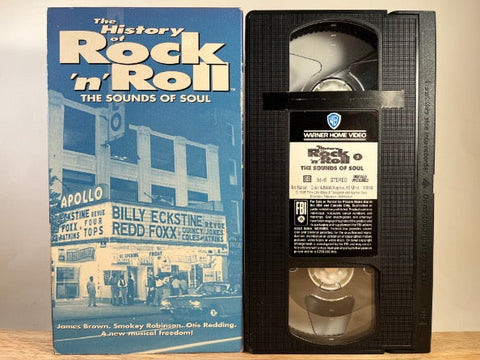 THE HISTORY OF ROCK 'N' ROLL - the sounds of soul - VHS