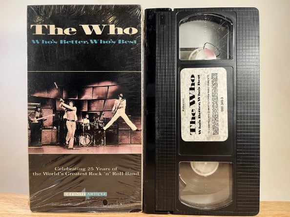 THE WHO - who's better, who's best - VHS