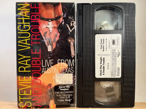 STEVE RAY VAUGHAN - live from austin, texas - VHS