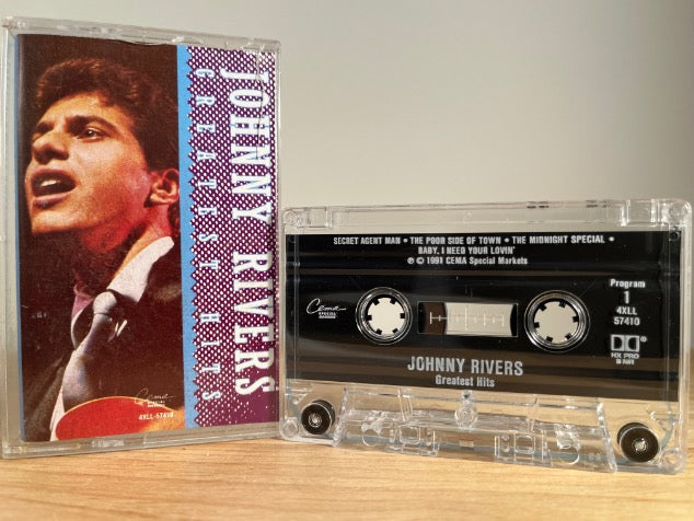 JOHNNY RIVERS - greatest hits - CASSETTE TAPE