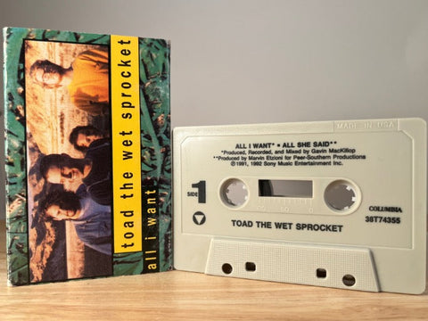 TOAD THE WET SPROCKET - all I want [cassingle] CASSETTE TAPE