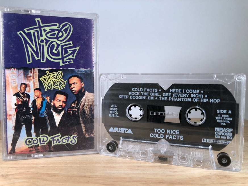 TOO NICE - cold facts - CASSETTE TAPE