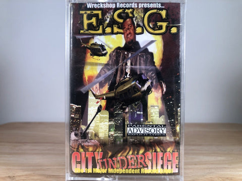 E.S.G. - city under siege - BRAND NEW CASSETTE TAPE