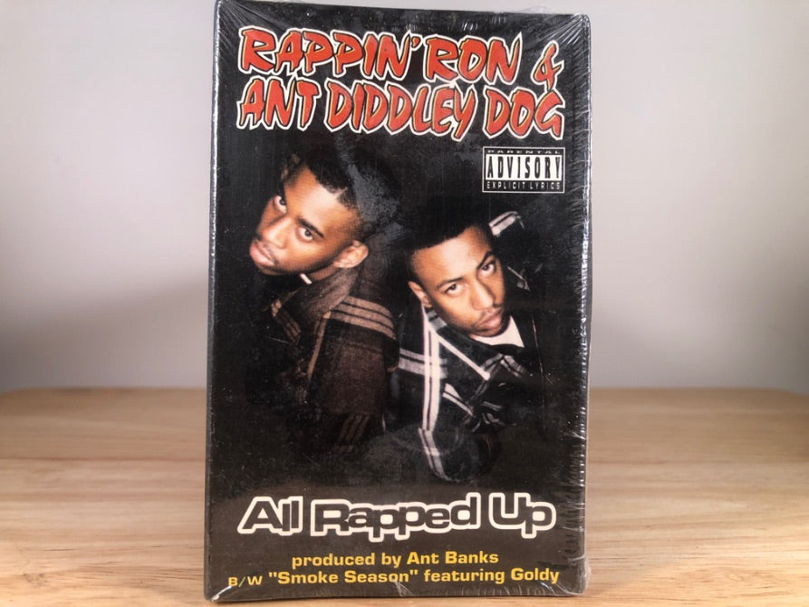 RAPPIN’ RON & ANT DIDDLEY DOG - all rapped up [cassingle] - BRAND NEW CASSETTE TAPE