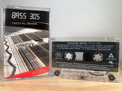 BASS 305 - digital bass [OG Miami version RARE] - CASSETTE TAPE