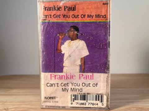 FRANKIE PAUL - can’t get you out of my mind - BRAND NEW CASSETTE TAPE [jcard damaged]