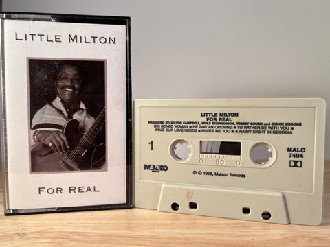 LITTLE MILTON - for real - CASSETTE TAPE