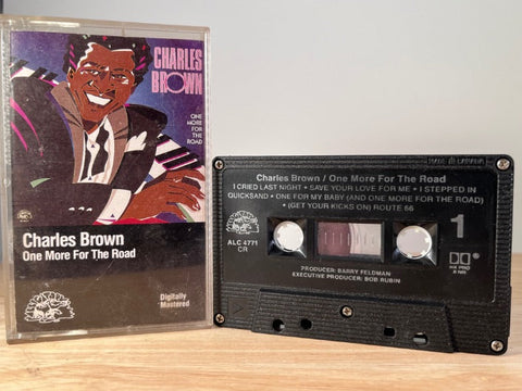 CHARLES BROWN - one more for the road - CASSETTE TAPE