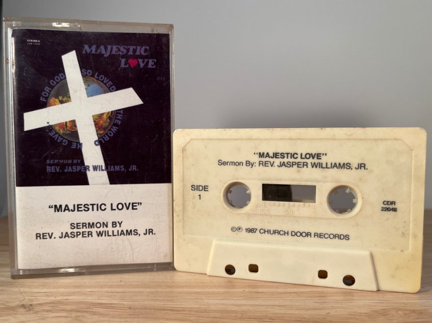 REV JASPER WILLIAMS - majestic love - CASSETTE TAPE