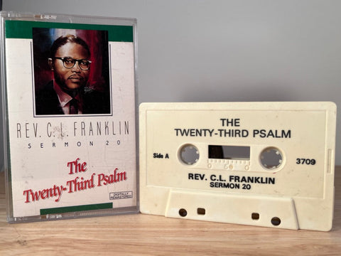 REV. C.L. FRANKLIN - the twenty-third psalm - CASSETTE TAPE