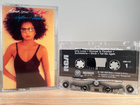 DIANA ROSS - red hot rhythm and blues - CASSETTE TAPE