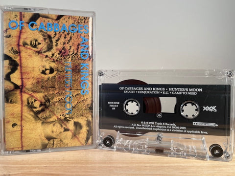 OF CABBAGES AND KINGS - hunters moon - CASSETTE TAPE