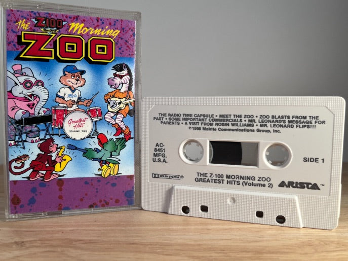 THE Z100 MORNING ZOO - greatest hits Vol.2 - CASSETTE TAPE