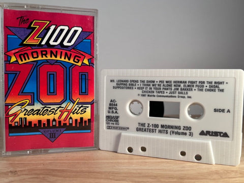 THE Z100 MORNING ZOO - greatest hits Vol.3 - CASSETTE TAPE