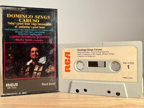 DOMINGO SINGS CARUSO - CASSETTE TAPE