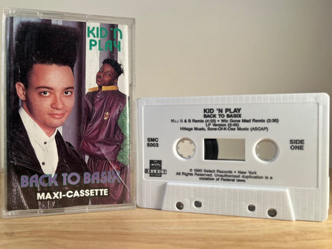 KID ’N PLAY - back to basix - CASSETTE TAPE