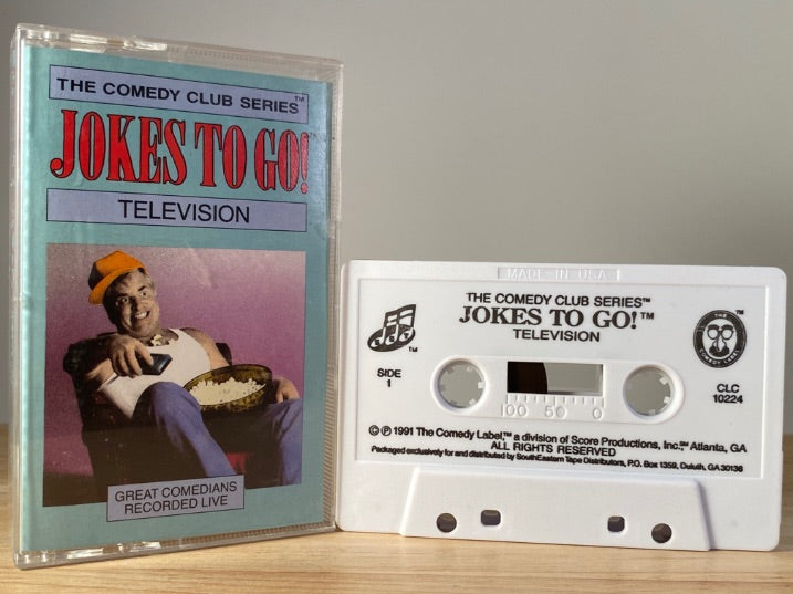 JOKES TO GO! TELEVISION - Great comedians recorded live - CASSETTE TAPE