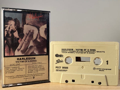HARLEQUIN - victim of a song - CASSETTE TAPE