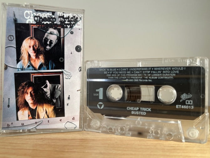 CHEAP TRICK - busted - CASSETTE TAPE