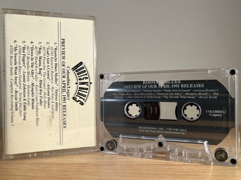ROOTS & BLUES 1991 releases [promotional] - CASSETTE TAPE