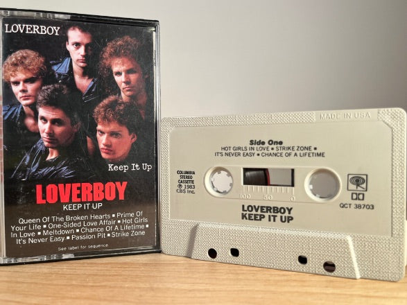 LOVERBOY - keep it up - CASSETTE TAPE