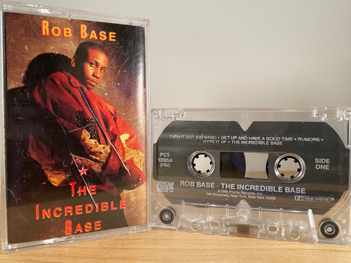 ROB BASE - the incredible base - CASSETTE TAPE