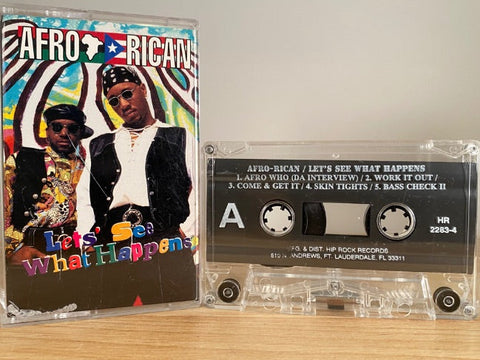 AFRO-RICAN - let’s see what happens - CASSETTE TAPE