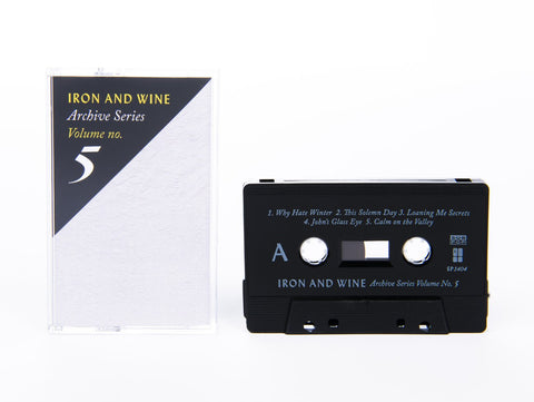 Iron & Wine - Archive Series Volume No. 5: Tallahassee Recordings - BRAND NEW CASSETTE TAPE