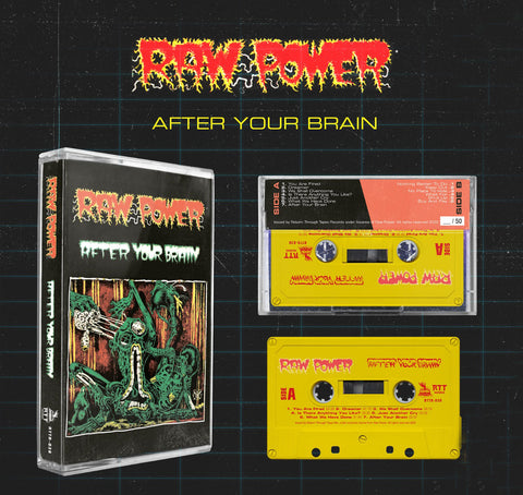 RAW POWER "After Your Brain" - BRAND NEW CASSETTE TAPE