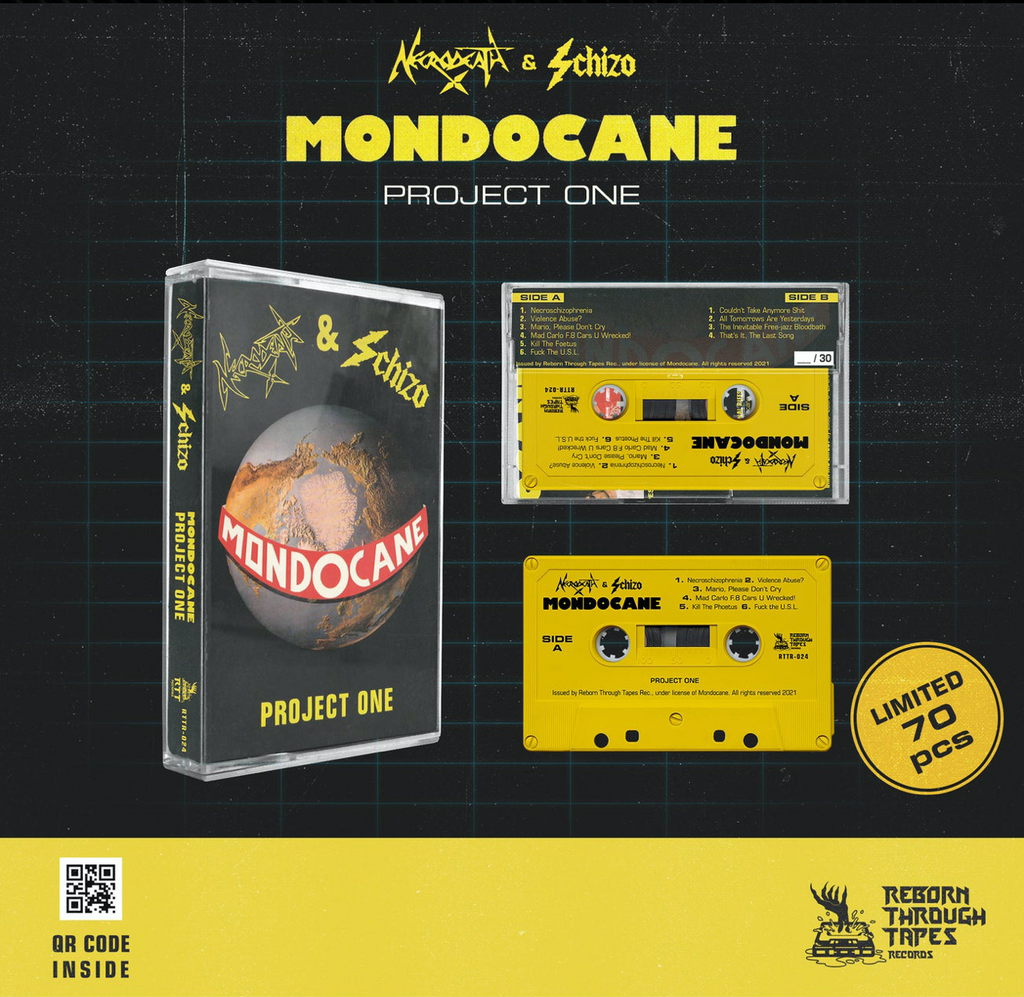 MONDOCANE - project one - BRAND NEW CASSETTE TAPE