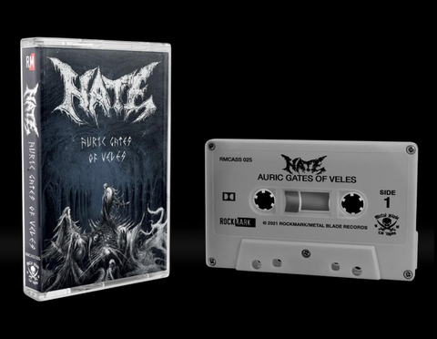 HATE "AURIC GATES OF VELES" - BRAND NEW CASSETTE TAPE