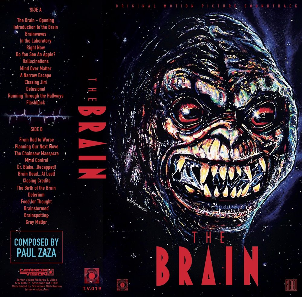 THE BRAIN OST (1988) CASSETTE BY PAUL ZAZA - BRAND NEW CASSETTE