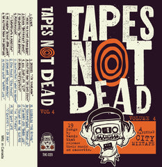 TAPES NOT DEAD - VOL.4 - BRAND NEW CASSETTE TAPE [UV REISSUE]
