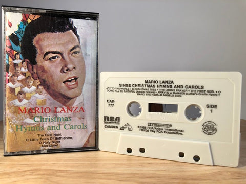 MARIO LANZA - sings christmas hymns and carols - CASSETTE TAPE