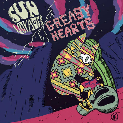 GREASY HEARTS - sun voyager - BRAND NEW CASSETTE TAPE