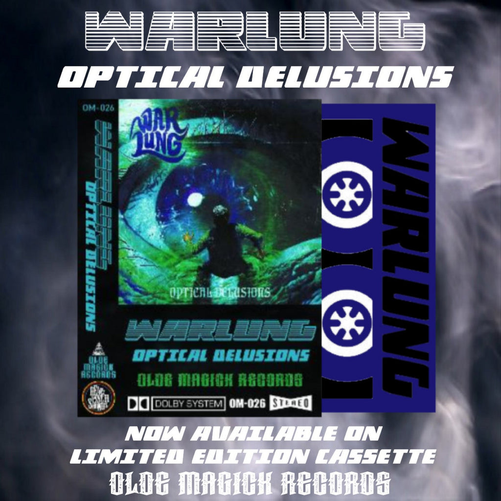 WARLUNG - optical delusions - BRAND NEW CASSETTE TAPE