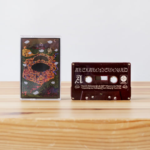 alexalone - ALEXALONEWORLD (silver)  - BRAND NEW CASSETTE TAPE