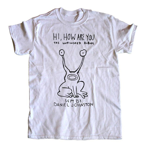 helgen Distribuere dans Hi, HOW ARE YOU? Daniel Johnston T-shirt – TAPEHEAD CITY