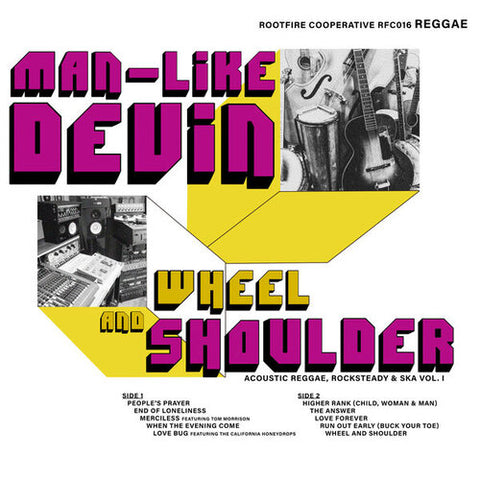 Man-Like Devin - Wheel And Shoulder: Acoustic Reggae, Rocksteady & Ska Vol 1 - BRAND NEW CASSETTE TAPE