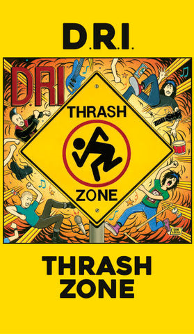 D.R.I. - thrash zone - BRAND NEW CASSETTE TAPE