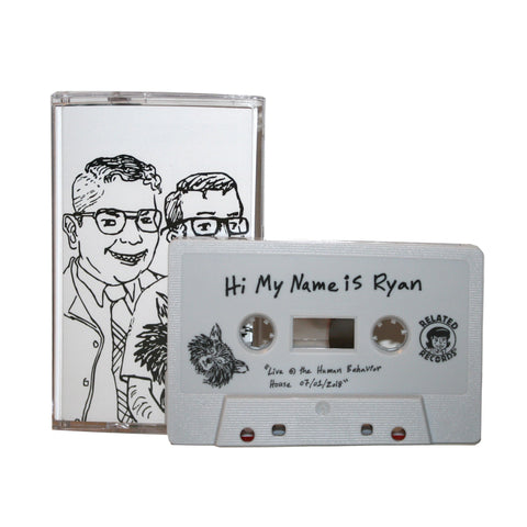 Mooey Moobau // Hi My Name Is Ryan - Live at the Human Behavior House 07/01/2018 - BRAND NEW CASSETTE TAPE